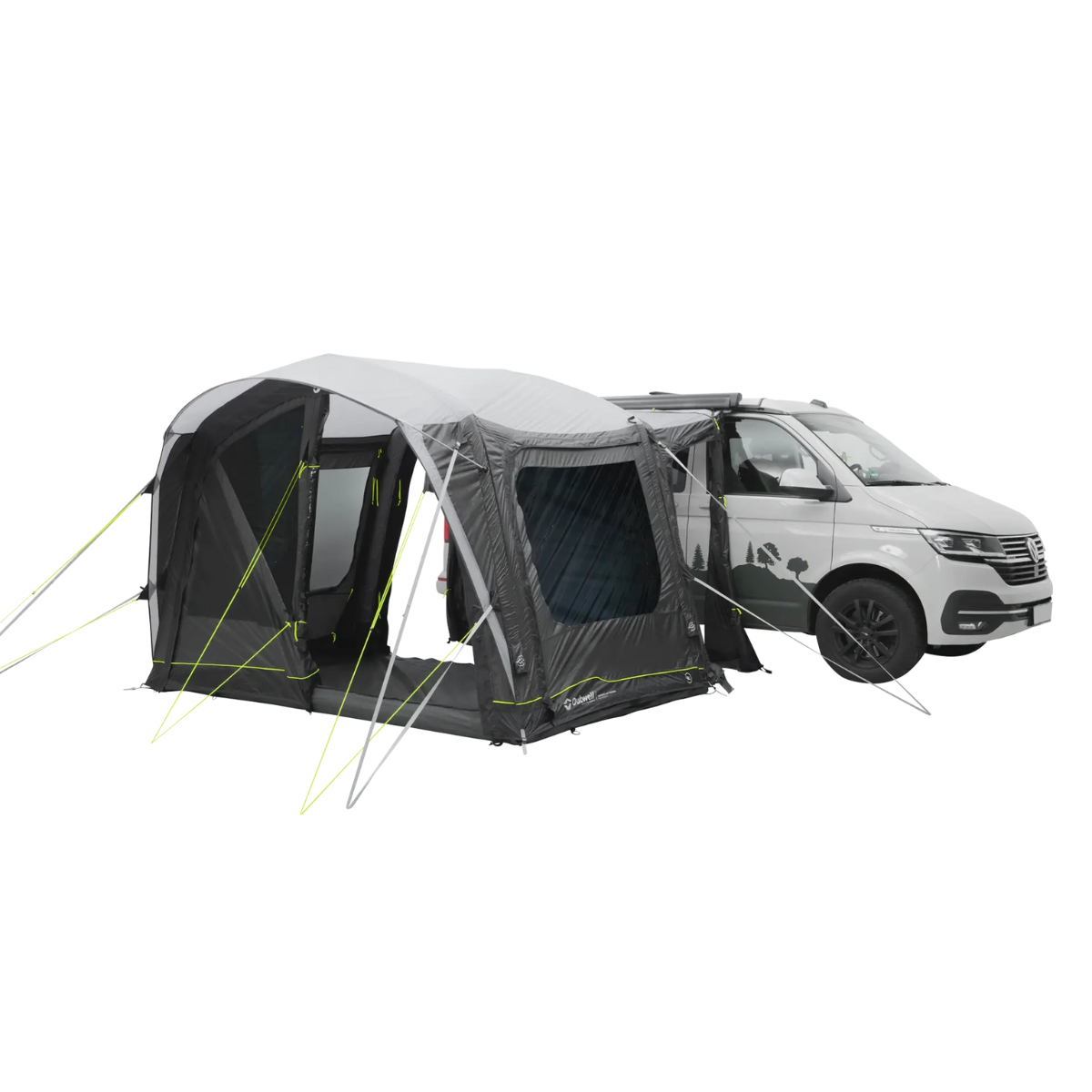 Outwell aufblasbares Busvorzelt Park PowerAir inkl. Schleuse 240-270 cm- Teppich und Unterlage - 111564