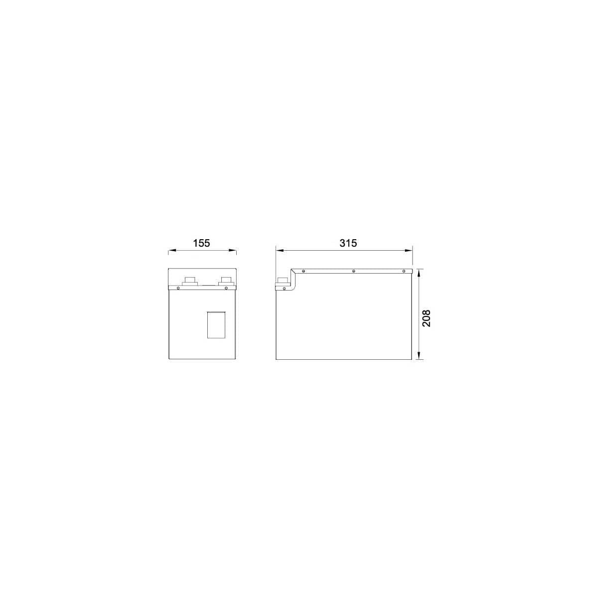 BULLTRON Lithium-Batterie POLAR 105Ah 24V inkl. BMS 150A Dauerstrom - App - LI105B150-24-P