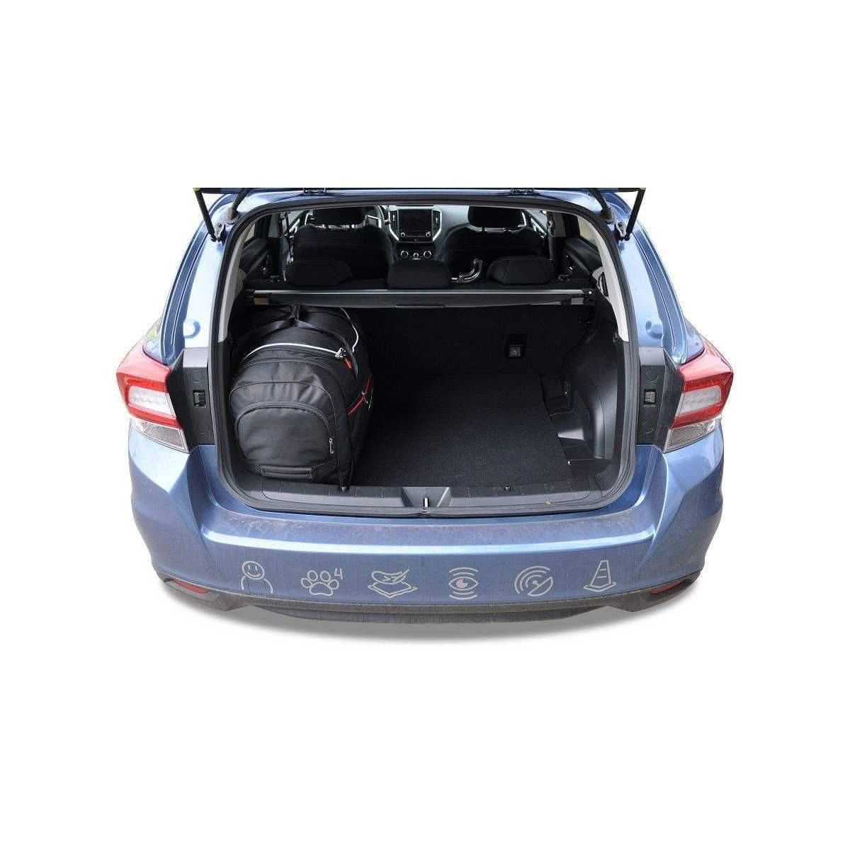 KJUST Kofferraum Taschen Set fuer SUBARU IMPREZA ab Bj. 2017 4er-Set - 7038026
