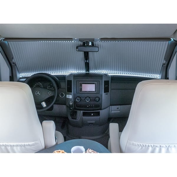 REMIS REMIfront III Verdunklung MB Sprinter Bj. 04-06-02-18 Front mit Spiegelfuss abgewinkelt- ohne Seitenteile - 10023924