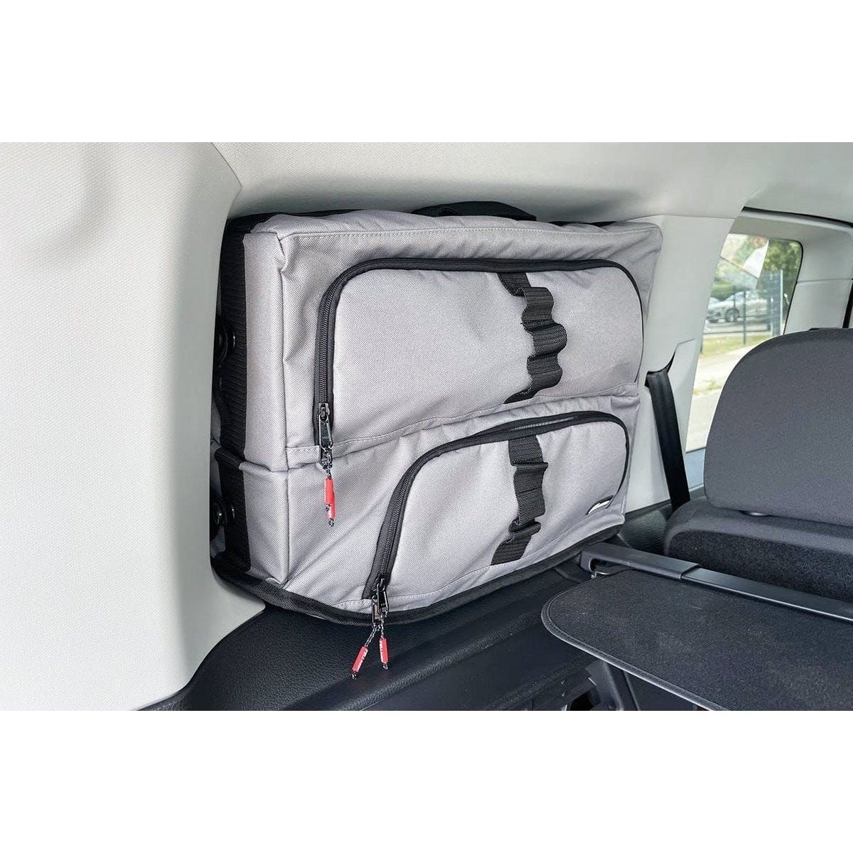 Fenstertaschen-Set FELLEISEN 1x Caddy-5-Tasche fuer VW Caddy 5 - Ford Tourneo Connect kurzer Radstand- Fahrerseite- Hellgrau- ohne Thermomatte TST 0102 28