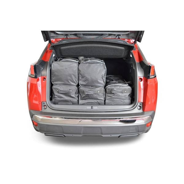 Car Bags P11401S PEUGEOT 3008 II verstellb- Ladeboden in unterster Pos- Bj- 16-23 Reisetaschen Set- Auf Ihr Auto massgeschneidert- Das Original
