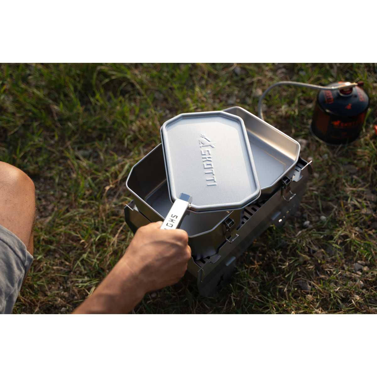 SKOTTI BOKS Edelstahlbox inkl. Griffzange 1 L - SK153