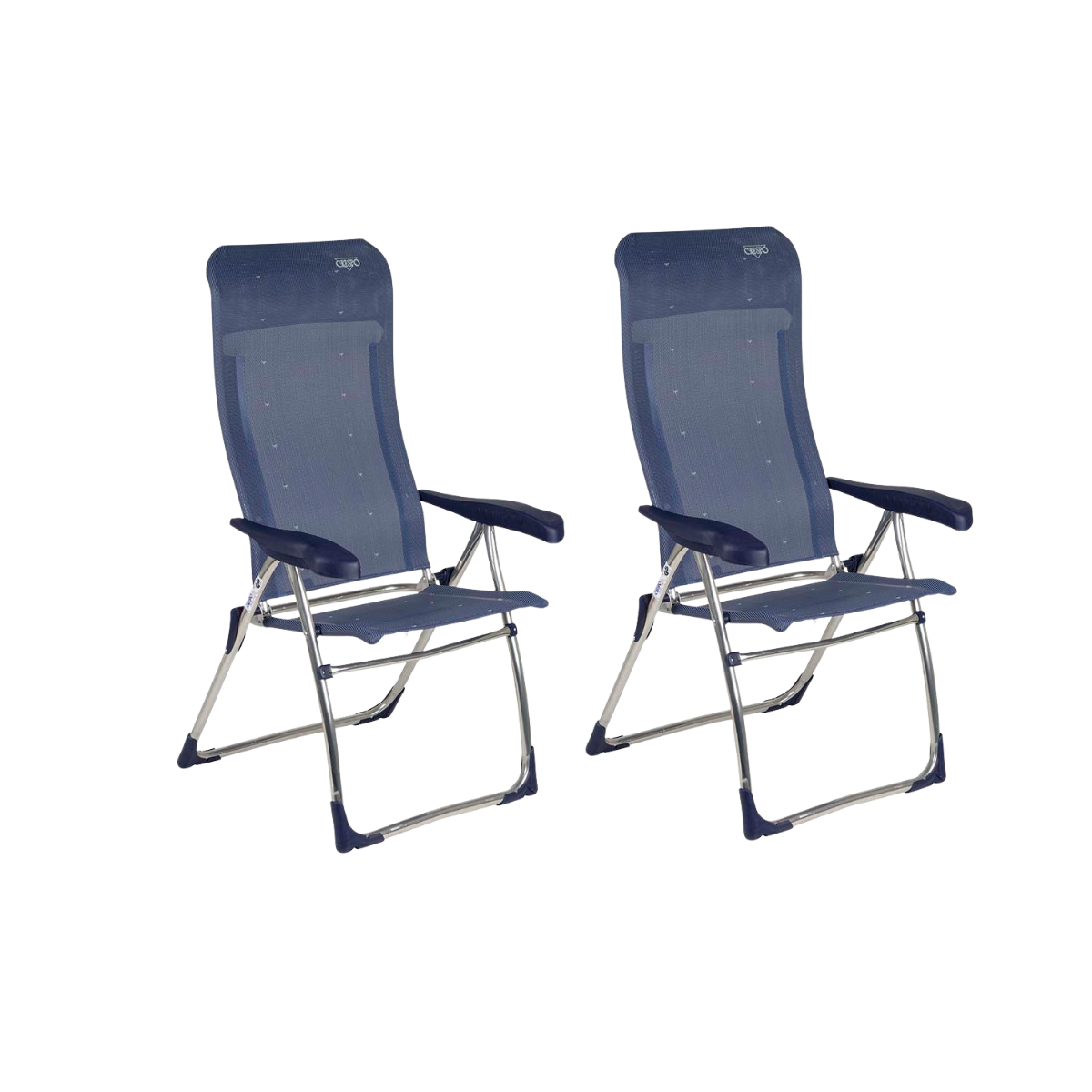 CRESPO Campingstuhl Classic AL/215 dunkelblau 2er-Set CRESPO Campingstuhl Classic AL-215 dunkelblau 2er-Set - 1148044