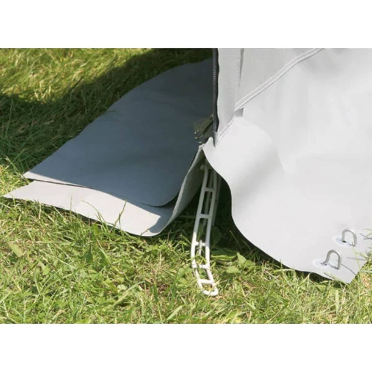 DWT Wohnwagen-Vorzelt CARAT Gr. 13 Umlaufmass 911-940 cm Tiefe 280 cm mit 28 mm Stahlgestaenge - 144543S28