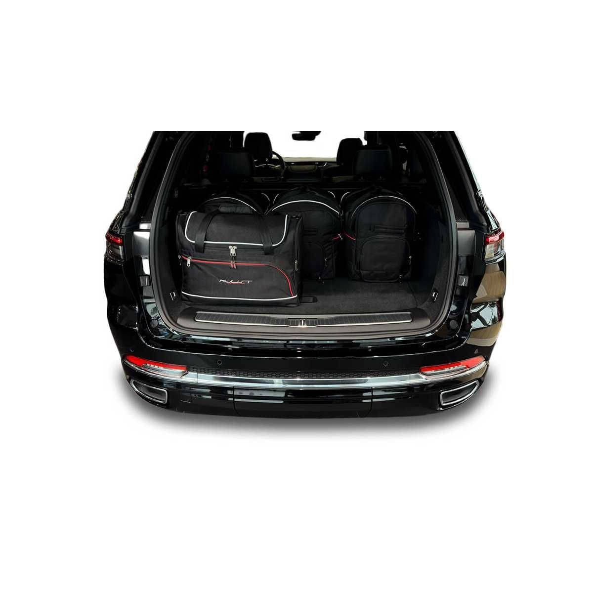 KJUST Kofferraum Taschen Set fuer JEEP GRAND CHEROKEE PHEV ab Bj. 2021 5er-Set - 7021020