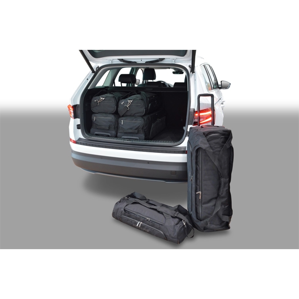 Car Bags Pro-Line S51201SP Skoda Kodiaq 7-Sitzer- mit 3- Sitzreihe runtergeklappt Bj- 17- Reisetaschen Set- Auf Ihr Auto massgeschneidert- Das Original