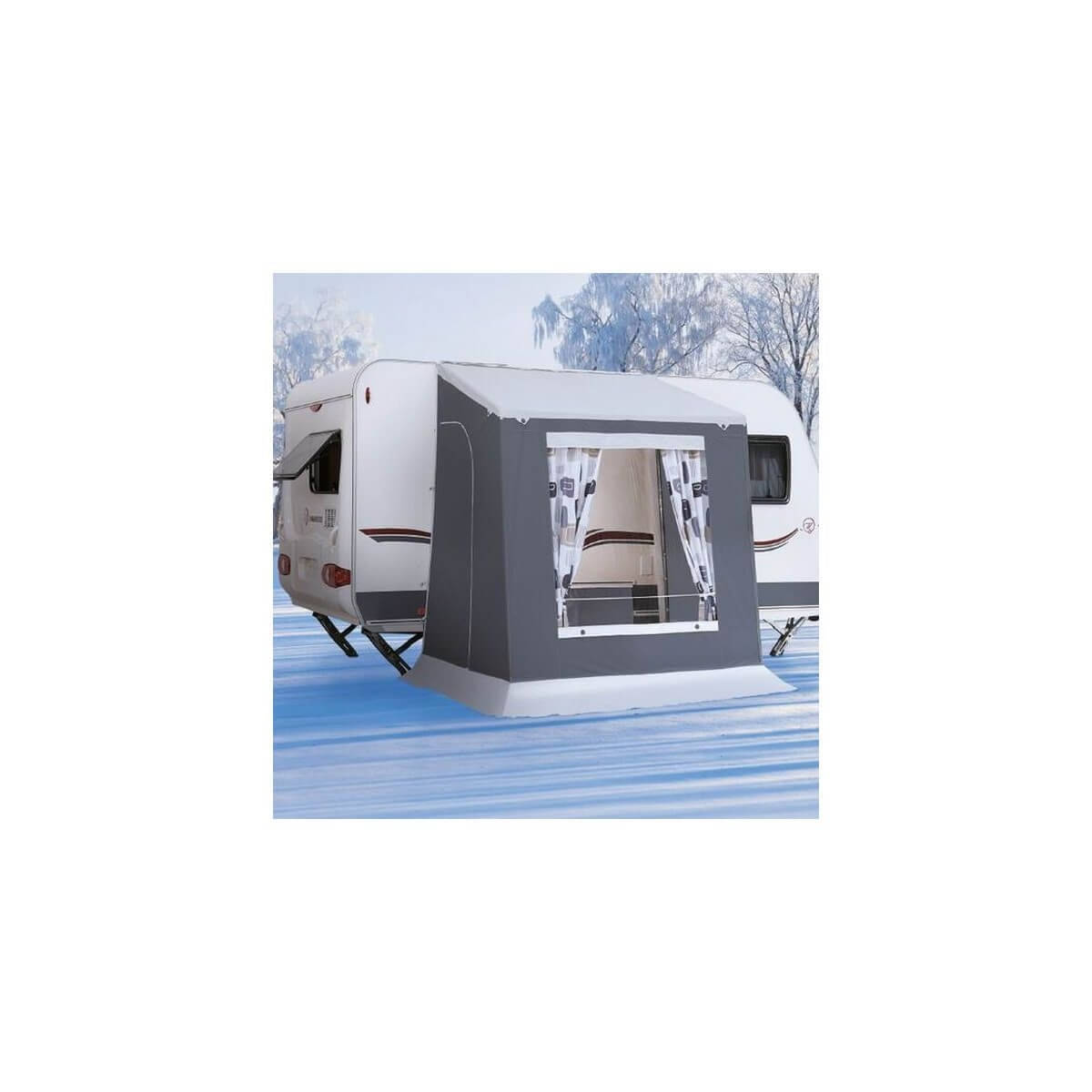 TRIGANO Winter-Vorzelt NAGANO- 200x150 cm- Anbauhoehe 230-255 cm - M-A7196-1N