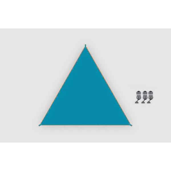 BENT Verbindbares Sonnensegel Zip-Canvas Tuerkis - RV Orange - 50210