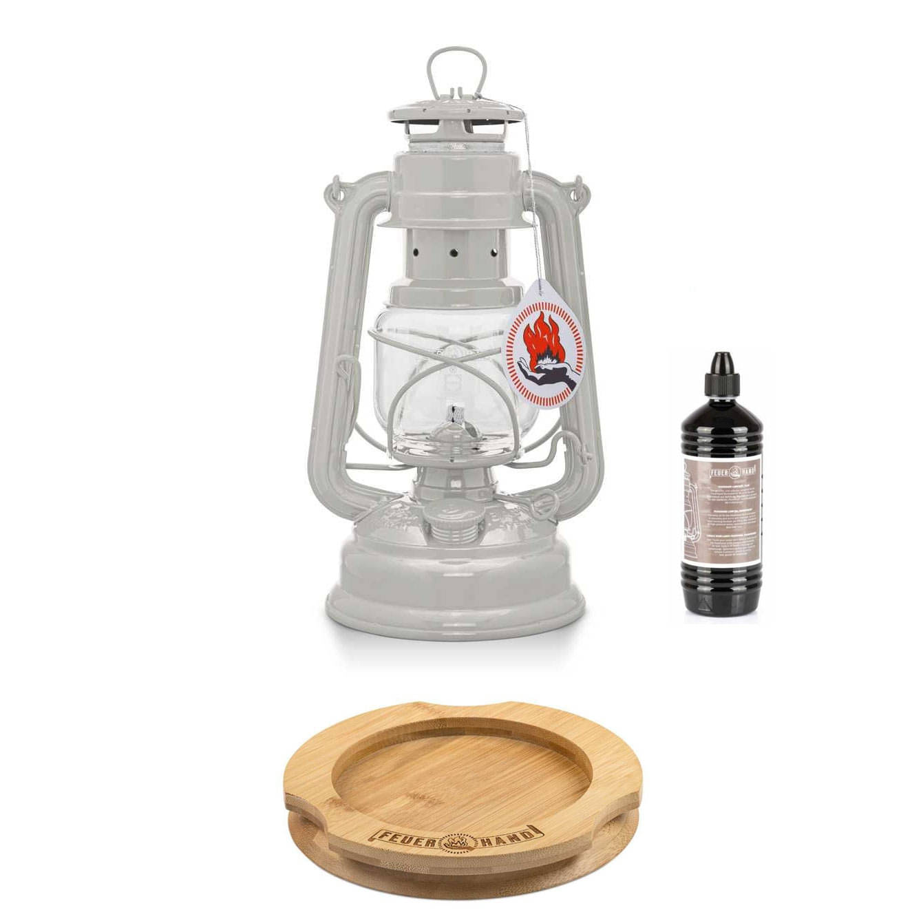 FEUERHAND Sturmlaterne 276 Soft Beige Starter-Set 3.0 FEUERHAND Sturmlaterne 276 Soft Beige Starter-Set 3.0
