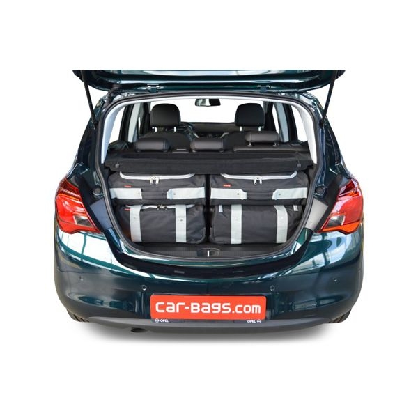 Car Bags O11101S Opel Corsa E 5-T- Bj- 14-19 Reisetaschen Set- Auf Ihr Auto massgeschneidert- Das Original