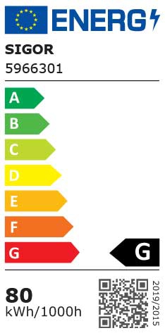 SIGOR Hochvolt LED-Streifen- 230 Volt- 2700 K