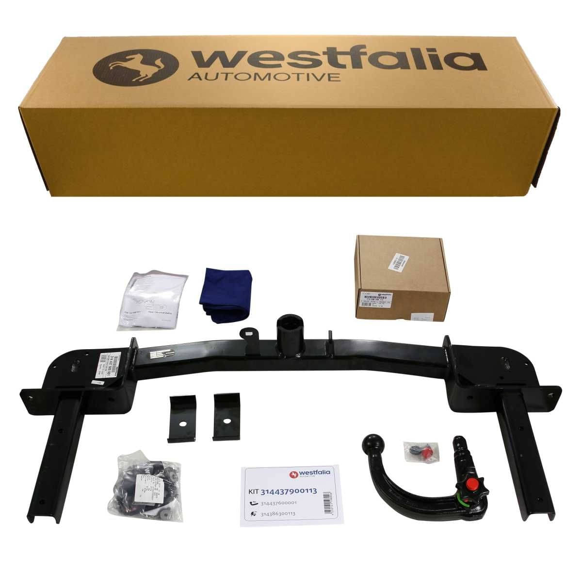 WESTFALIA Abnehmbare Anhängerkupplung Opel Zafira Tourer 01/12-06/19 -nicht für CNG- Set inkl E-Satz Westfalia Abnehmbare Anhaengerkupplung fuer Opel Zafira Tourer -BJ 01-2012-06-2019- - nicht fuer CNG - im Set mit 13-pol. fahrzeugspezifischem Elektrosatz - 314437900113