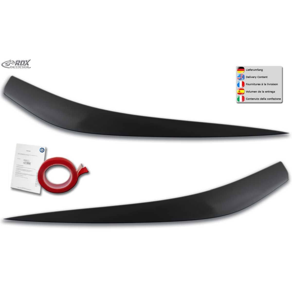 RDX Racedesign Scheinwerferblenden Boeser Blick fuer KIA Ceed CD - ProCeed CD ab Bj. 2018 - RDSB174