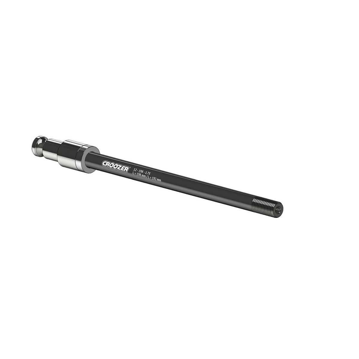 CROOZER Steckachskupplung Gewindesteigung 1.75 - Laenge 192-198 mm- 20 mm Sockel - 122501518