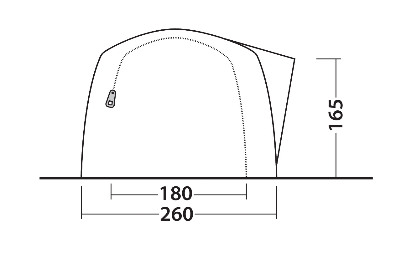 Outwell Familienzelt Blackwood 4 - 111426