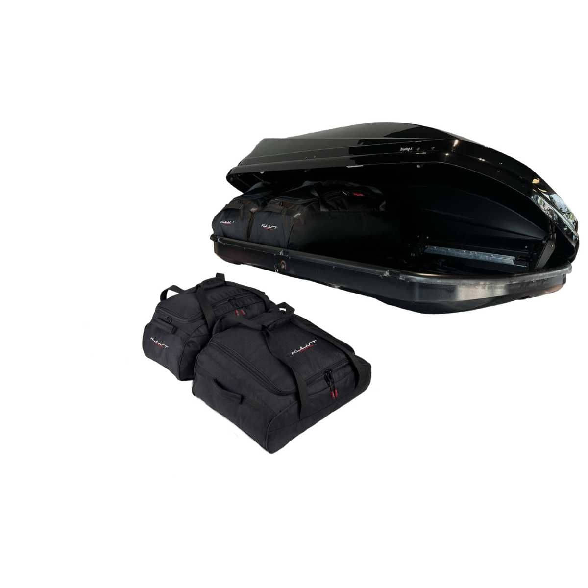 KJUST Dachboxen Taschen Set fuer Dachbox SEAT 000071200AB 420L 4er-Set - 13185