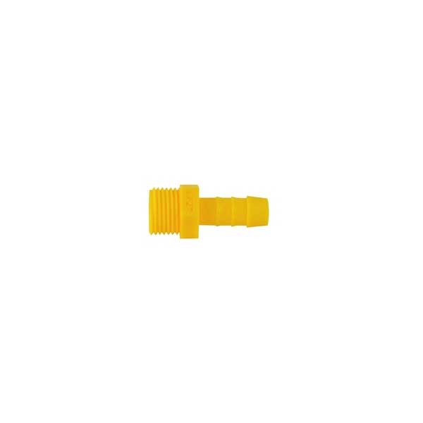LILIE Trinkwassersystem WeissGELB Gerade Einschraubtuelle 12 mm ⅜- 5er-Set