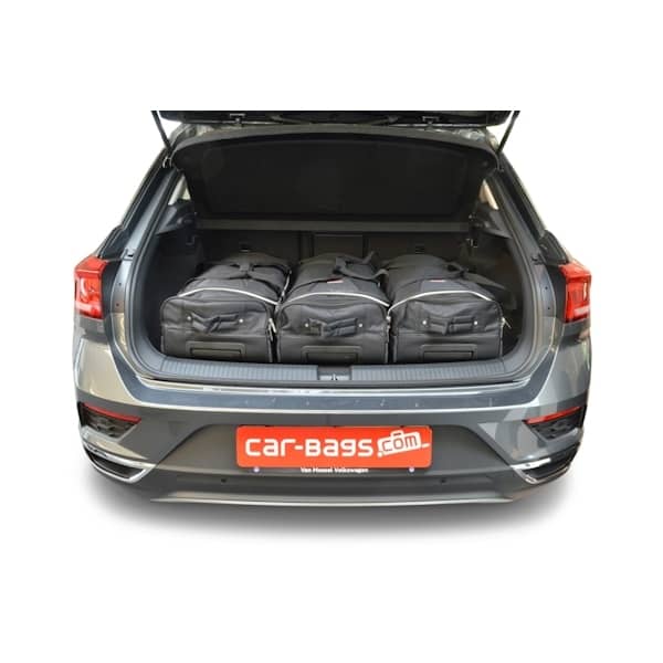 Car Bags V13501S VW T-Roc Bj- 17-25 hoher Ladeboden - Reisetaschen Set- Auf Ihr Auto massgeschneidert- Das Original