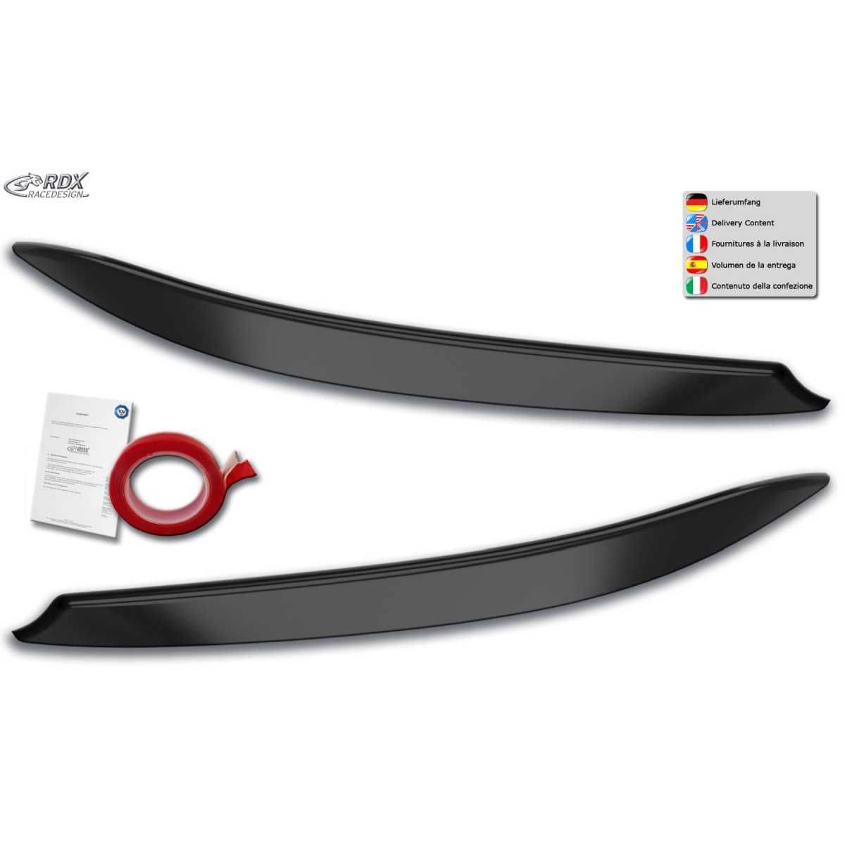 RDX Racedesign Scheinwerferblenden Boeser Blick fuer MERCEDES A-Klasse W176 245G Bj. 2012-2019 - RDSB167