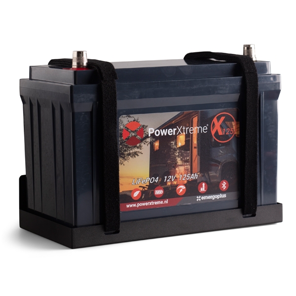 PowerXtreme X125 Lithium LiFePO4 Batterie ultraleicht 125Ah Bord- und Antriebsbatterie fuer Wohnwagen und Wohnmobile