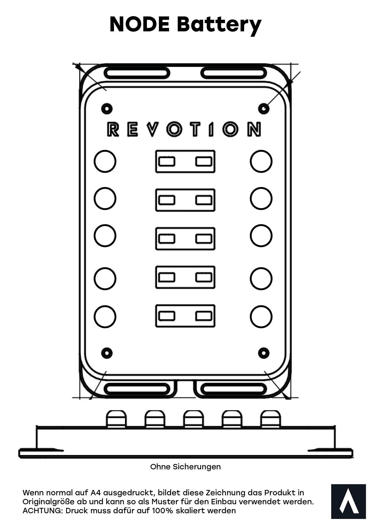 REVOTION Smarthome fuer Camper NODE-Battery - Smartes Energiemanagement NODE Battery