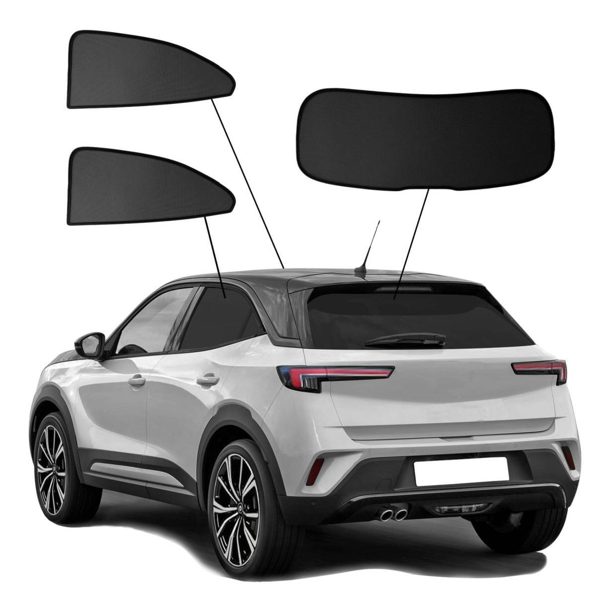 WINDESA SunClip Sonnenschutz & Sichtschutz Opel Mokka ab Bj. 2021 Set AC WINDESA SunClip Sonnenschutz - Sichtschutz Opel Mokka ab Bj. 2021 Set AC - sun-10451ac