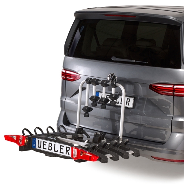 Set UEBLER i41 S Fahrradtraeger 18140 4 Raeder mit 90° Abklappung faltbar inkl. Heckbox - 18140 25080