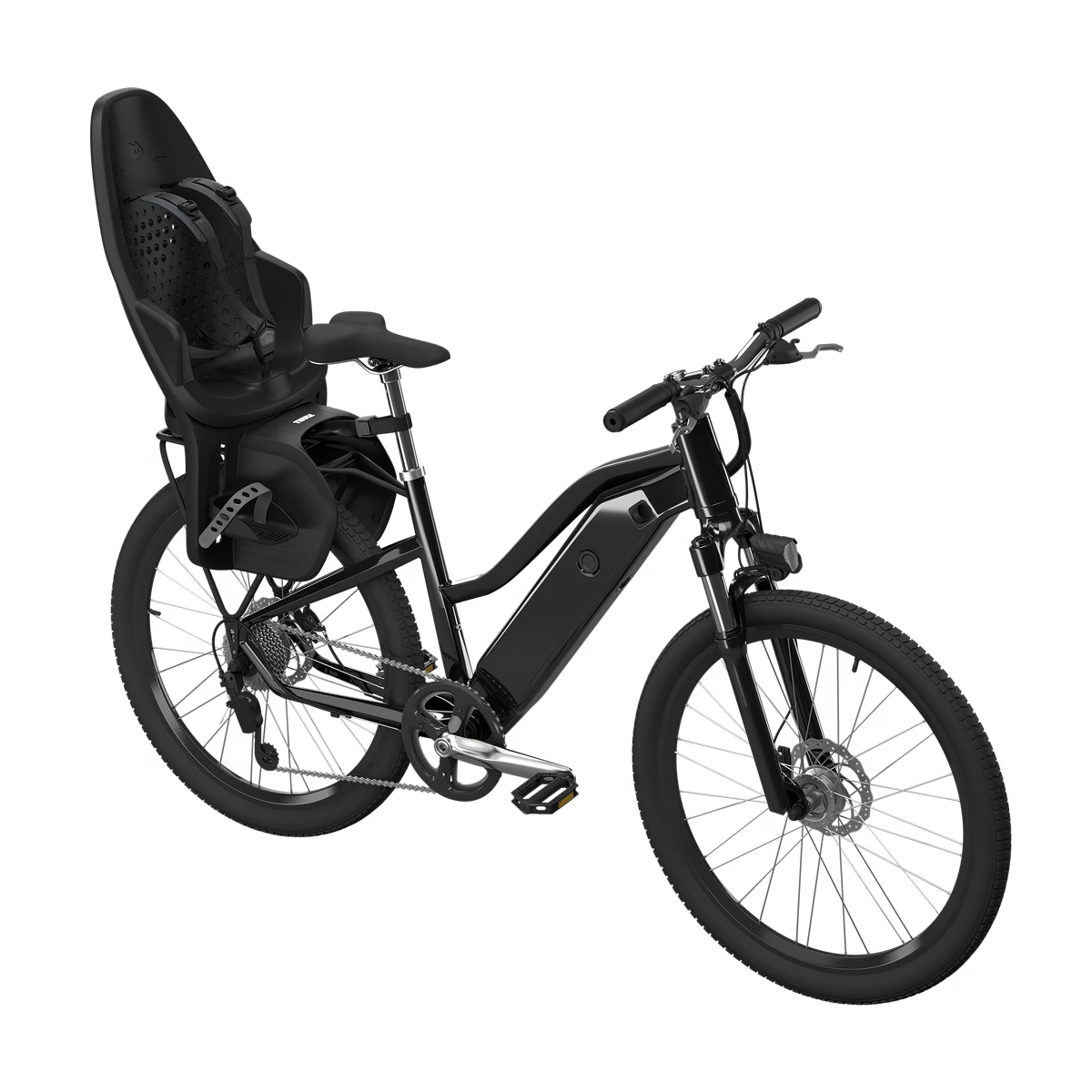 THULE Yepp 2 Maxi MIK HD Fahrradkindersitz Gepaecktraeger Black - 12041401