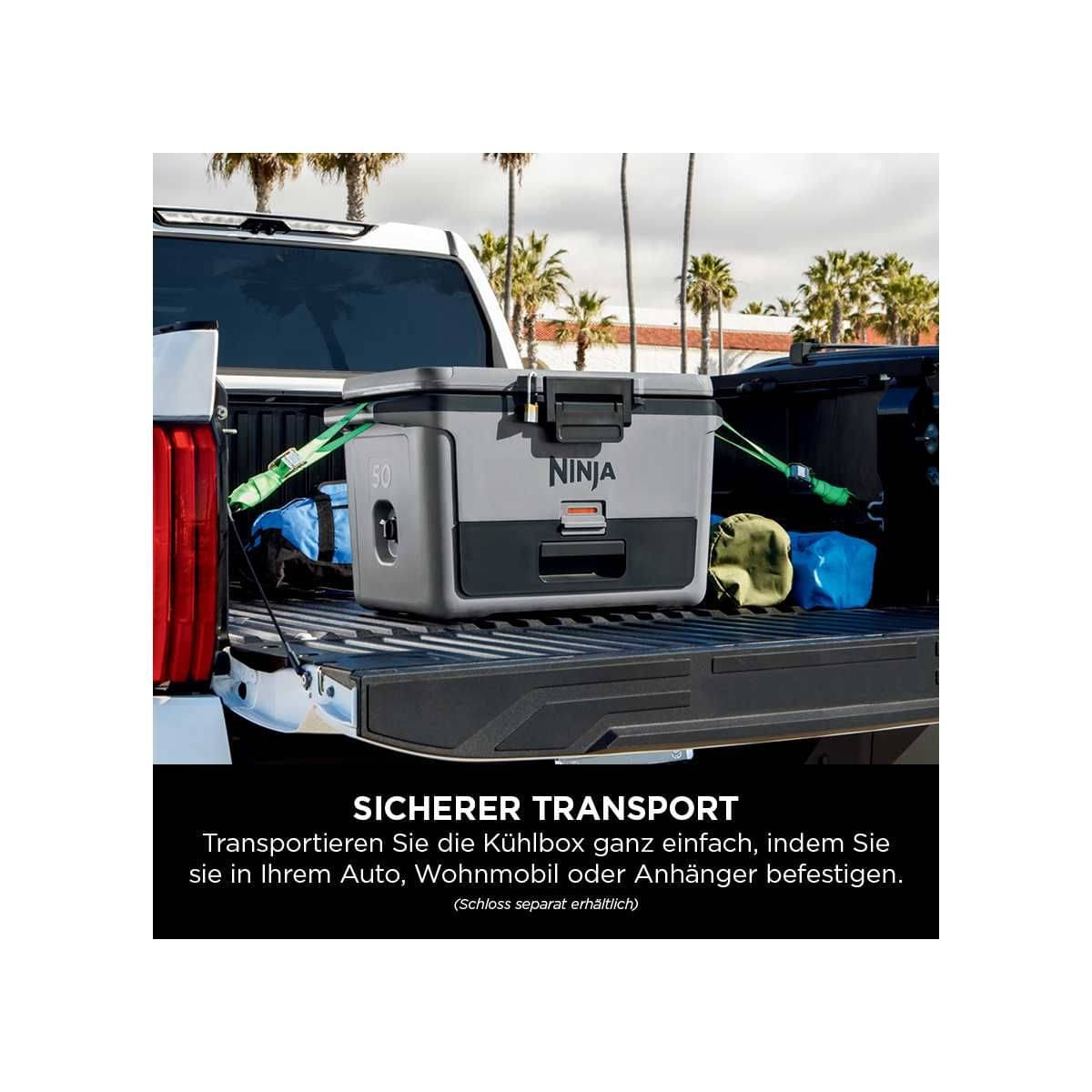 NINJA FrostVault 47L Kuehlbox mit Trockenzone- Schiefergrau - FB151EUGY
