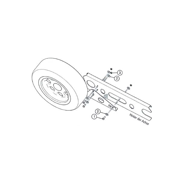 Easydriver Adapter Reich 227-16551S Rahmen-Verstaerkung AL-KO Vario III - AV - IV