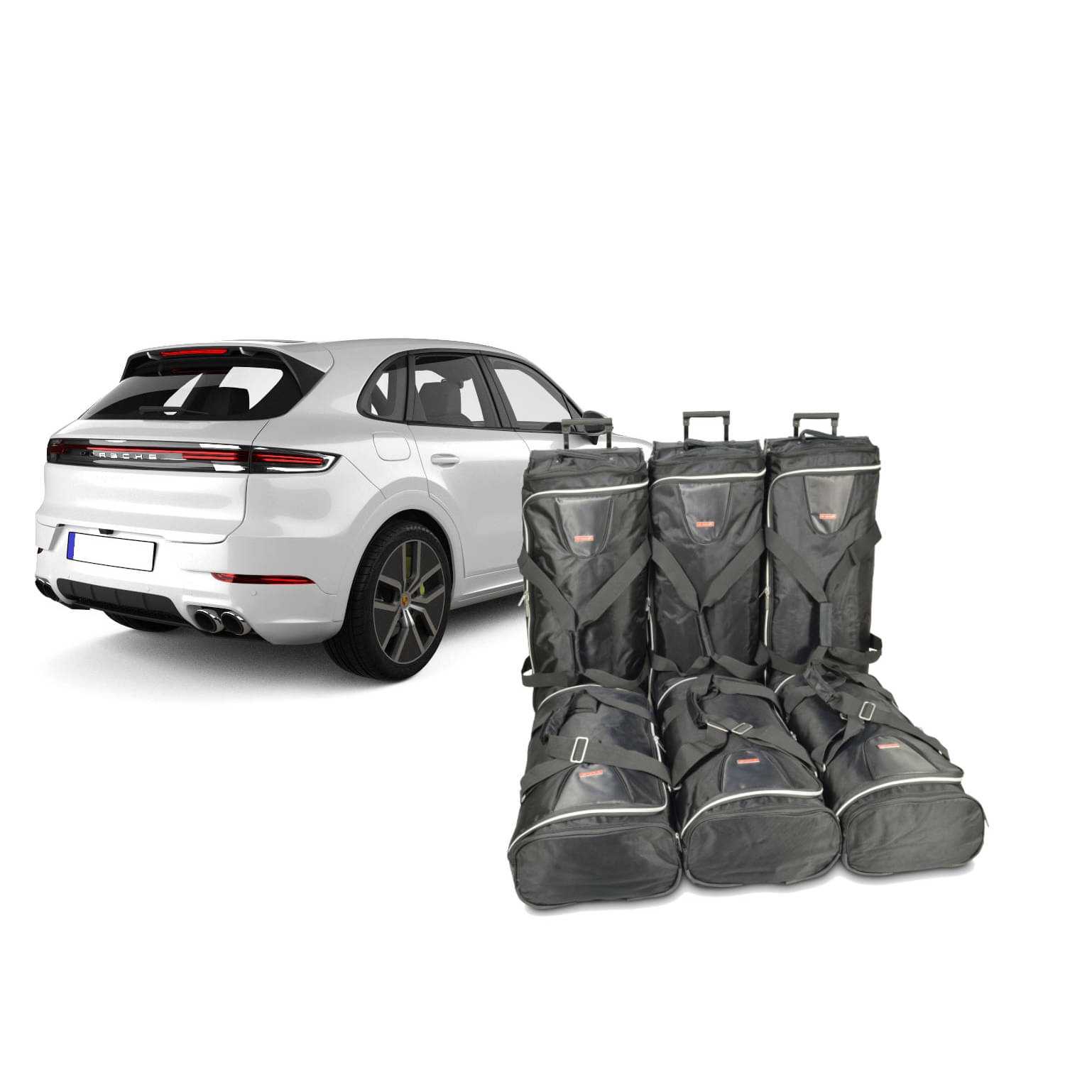Car Bags P23701S Porsche Cayenne III SUV Bj- 24 Reisetaschen Set- Auf Ihr Auto massgeschneidert- Das Original