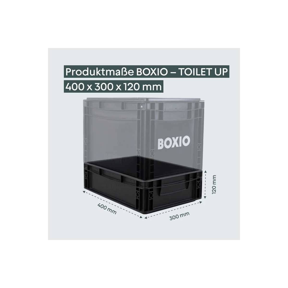 BOXIO - TOILET UP Sitzerhöhung für Boxio Toilet BOXIO - TOILET UP Sitzerhoehung fuer Boxio Toilet - BOX-UP-BL-403012-10