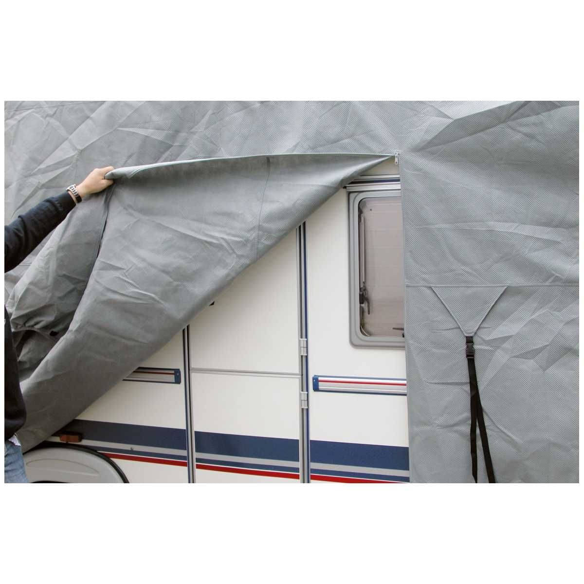 EuroTrail Wohnwagen-Schutzhuelle 450-500 x 250 x 220 cm - ETCC0016