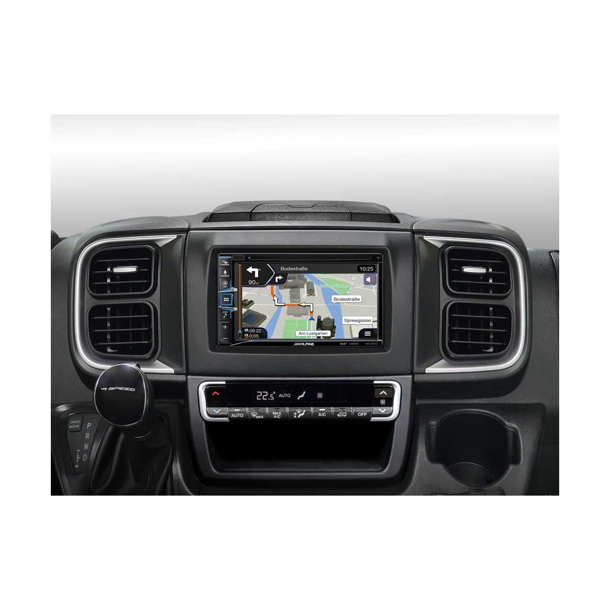 ALPINE 2-DIN-Navigationssystem Fiat Ducato Serie 8 ab Bj. 2021 INE-W611DU8