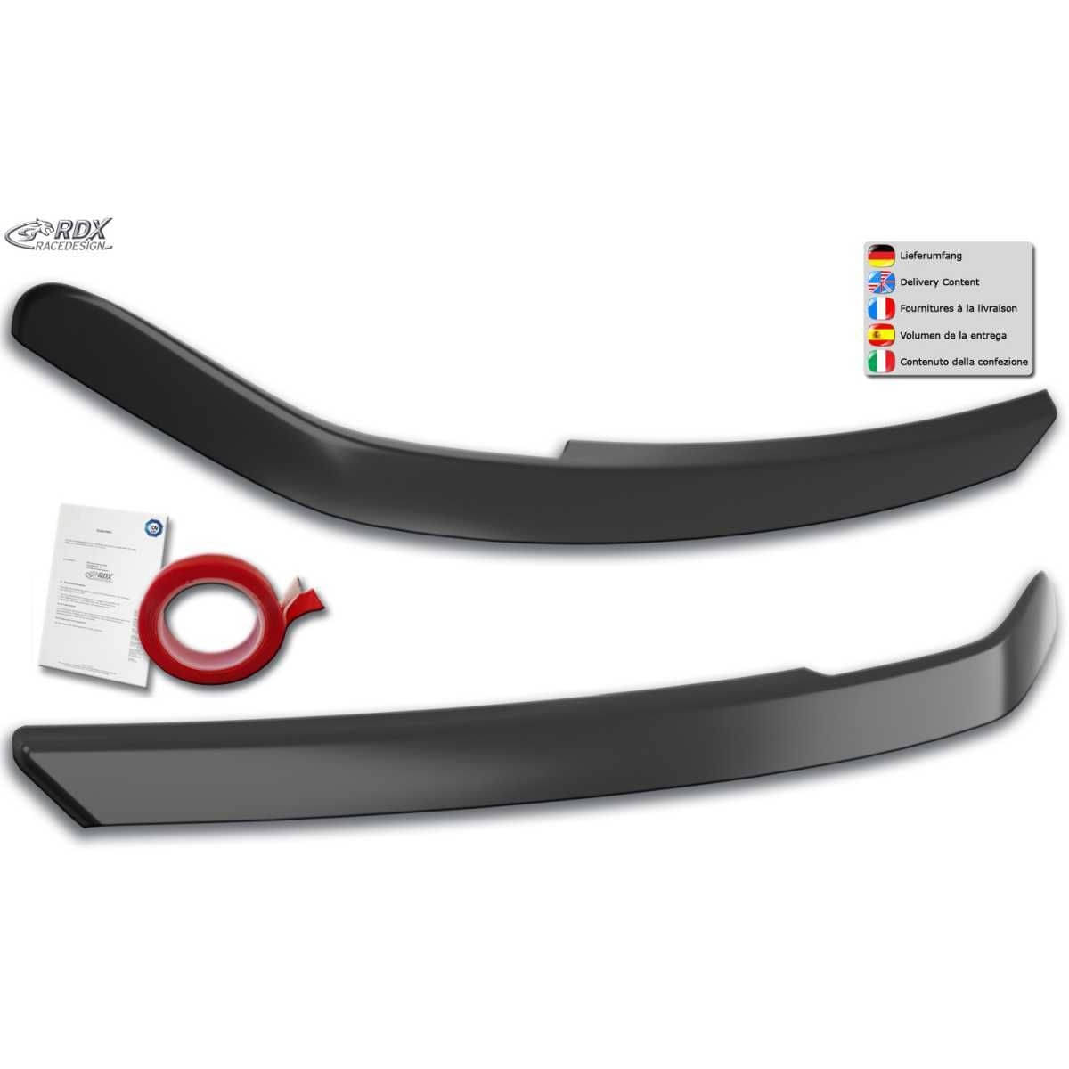 RDX Racedesign Scheinwerferblenden Boeser Blick fuer AUDI A6 4K C8 2F ab Bj. 2018 - RDSB160