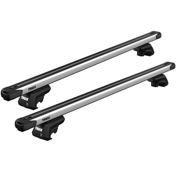 Kompletter THULE Dachtraeger Evo mit ausziehbaren SlideBar Aluschienenprofilen