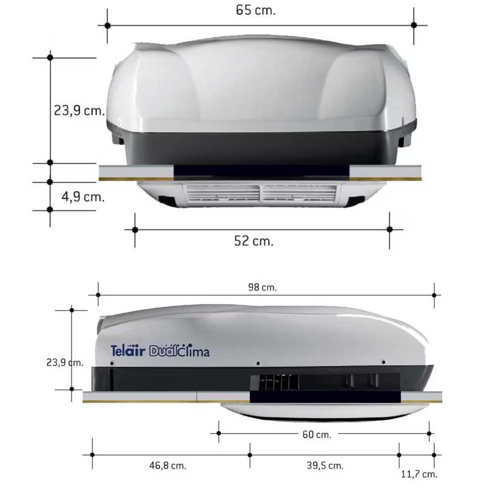 TELAIR Klimaanlage Dualclima 12500H 907900