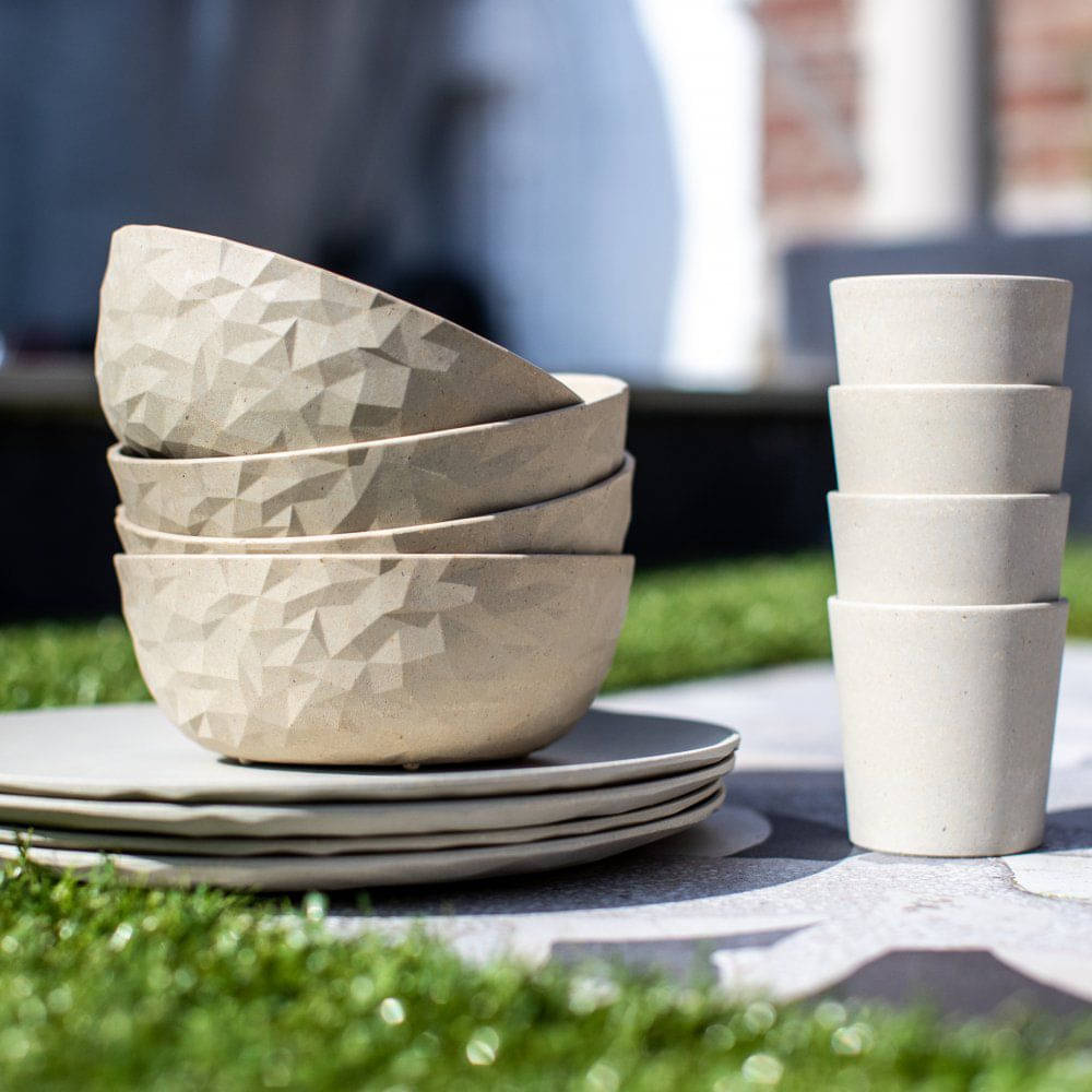 KOZIOL Schale CLUB nature desert sand 700 ml 4er-Set KOZIOL Schale CLUB nature desert sand 700 ml 4er-Set - 8637700