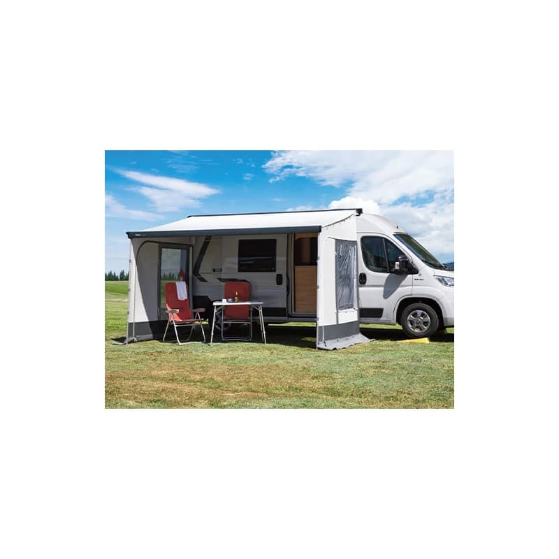 DWT Markisenzelt IT´S HOLIDAY Seitenwand Hoehe L -240-260 cm- fuer Wandmarkise - 165012600