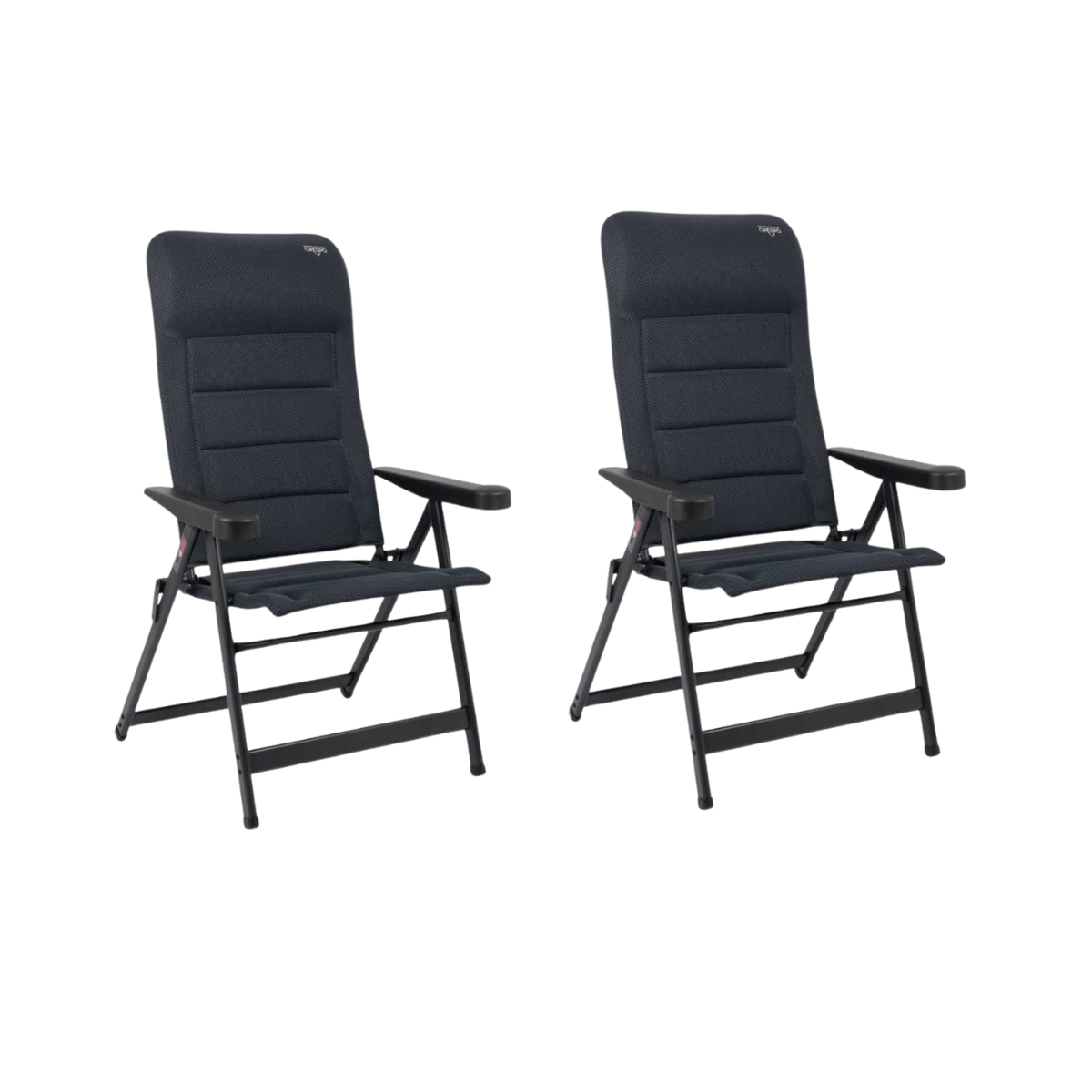 CRESPO Campingstuhl Air Deluxe AP-235-AD schwarz 2er-Set - 1149055