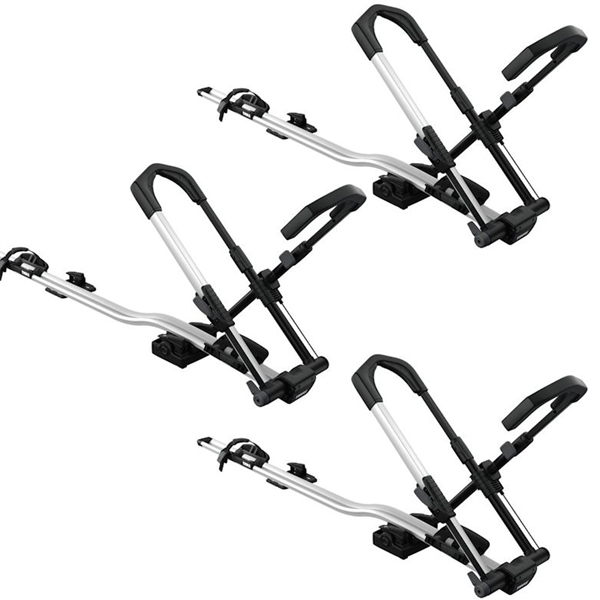 THULE 599 UpRide Fahrradtraeger Dach 3er Set Spar-Pack