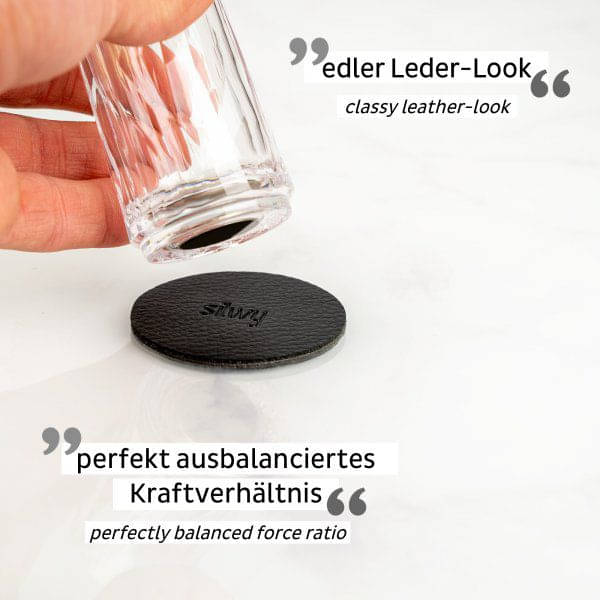 SILWY Magnet Kunststoffglaeser SHOT -2er Set- Hightech 004 l KO-SH-C-2