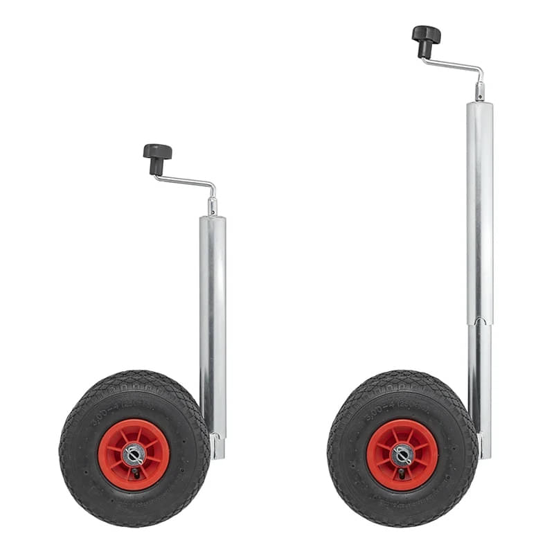 ProPlus Doppelstuetzrad Ø48 mm Kunststoff-Felge mit Luftreifen 260 x 85 mm - 341508