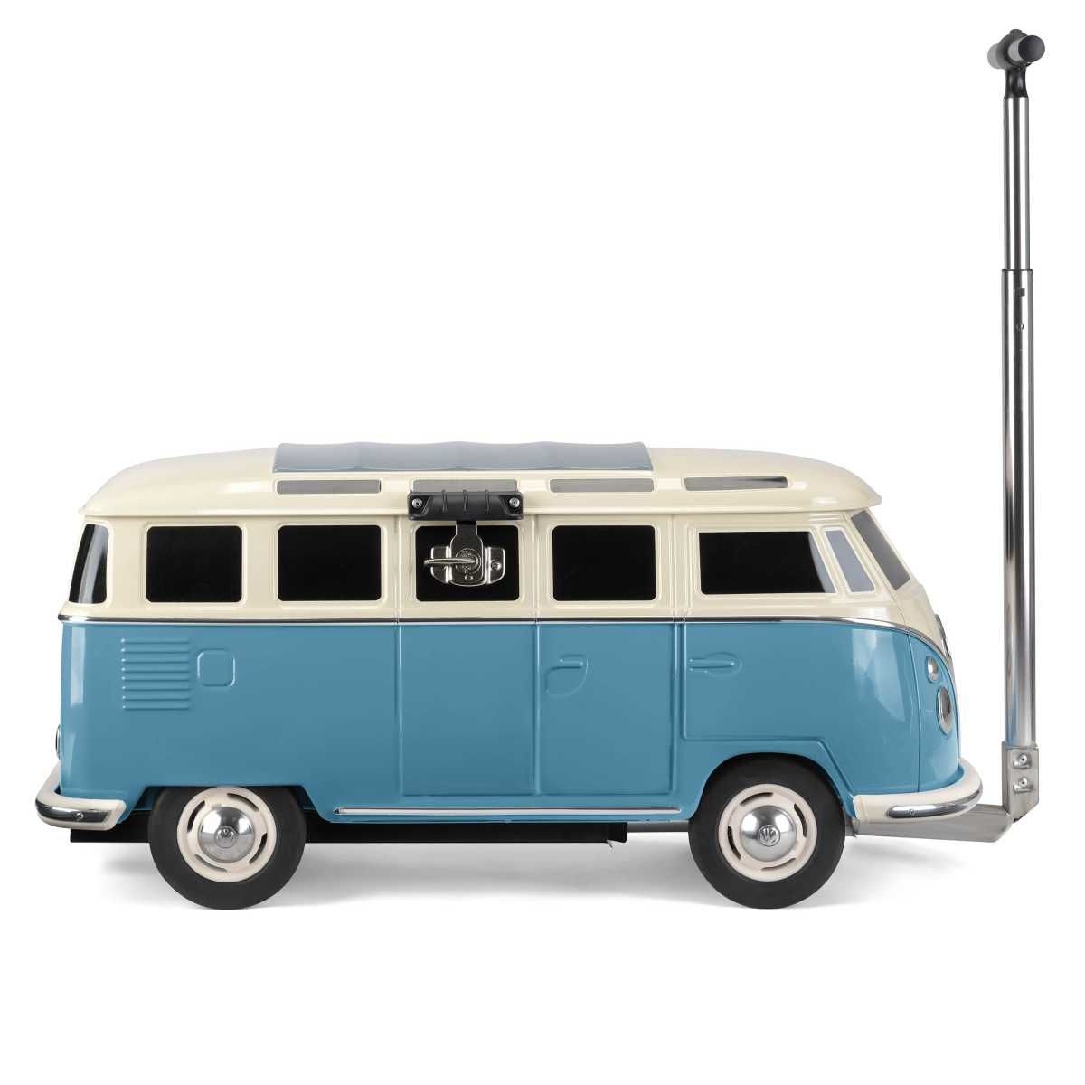 VW Collection VW T1 Bulli Bus Fahrbare Kuehlbox blau 30 Liter - OL0188-BL