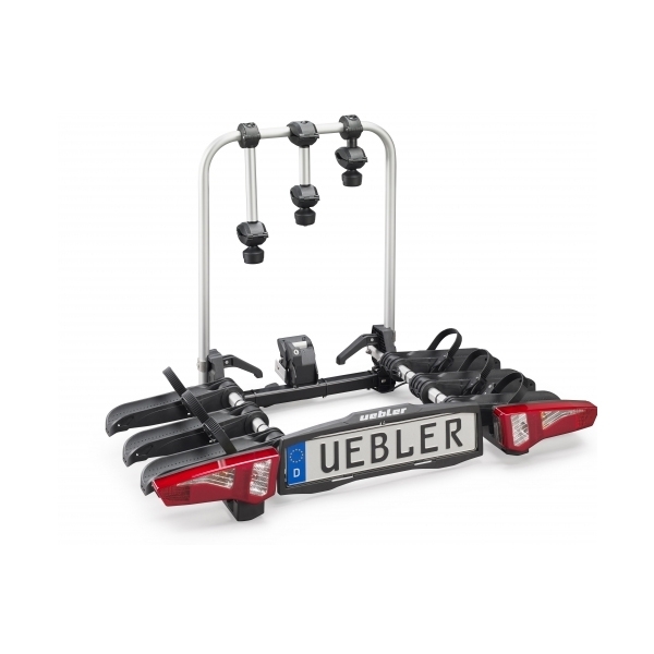 Set UEBLER F34 Fahrradtraeger 15960 3 Raeder faltbar inkl. Tasche und Auffahrschiene