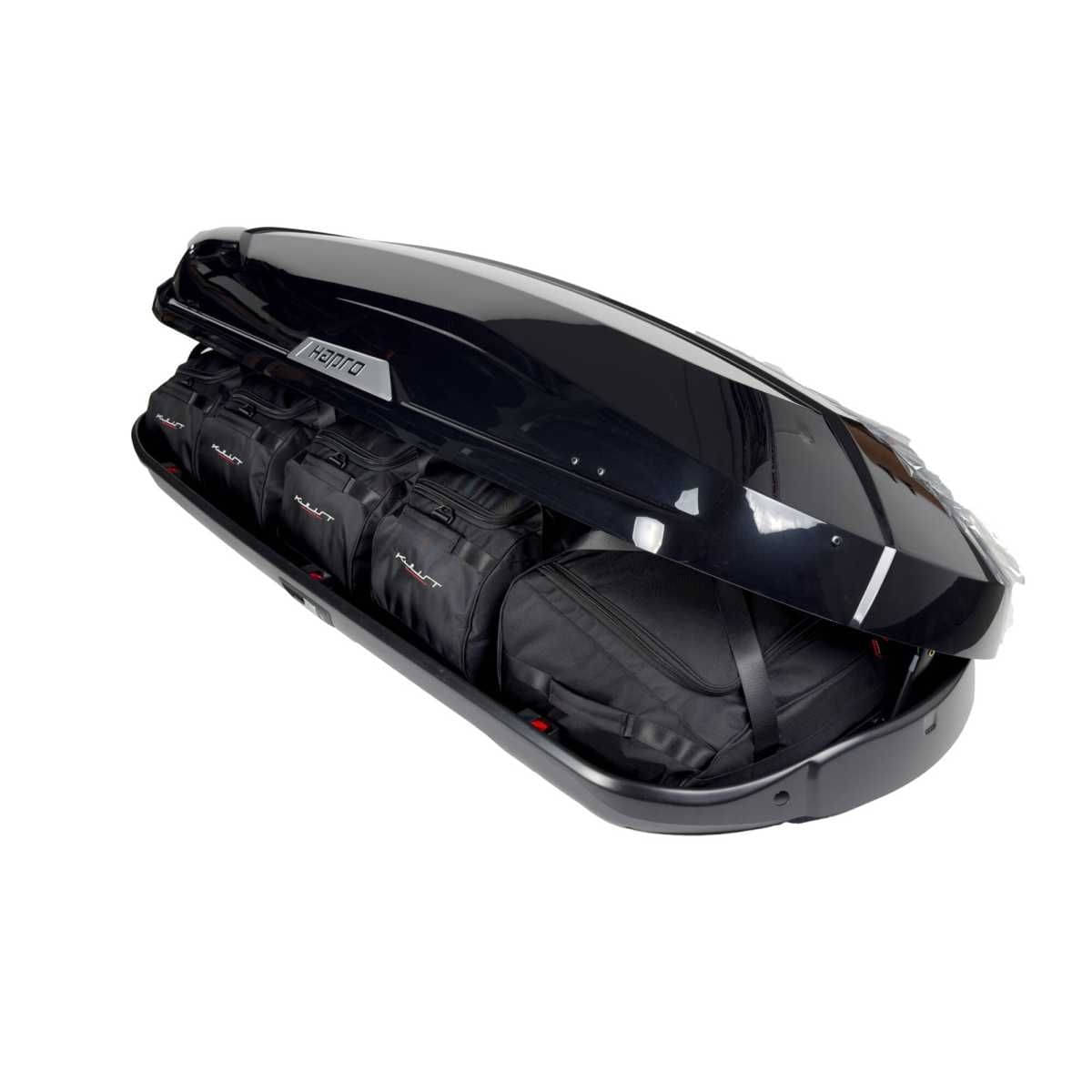 KJUST Dachboxen Taschen Set fuer Dachbox HAPRO TRIVOR 640 5er-Set - 13155