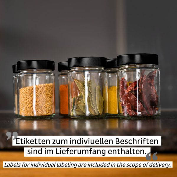 SILWY Feinkost Magnetglaeser BLACK - CLASSY -192 ml- FM-192-BCS-SM