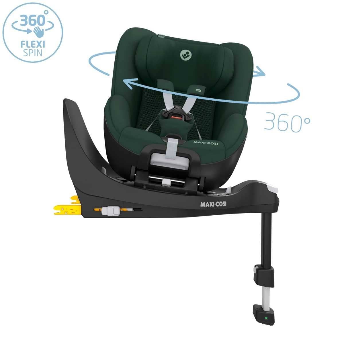 MAXI-COSI Kindersitz Babyschale PEARL 360 Authentic Green - 8045490110