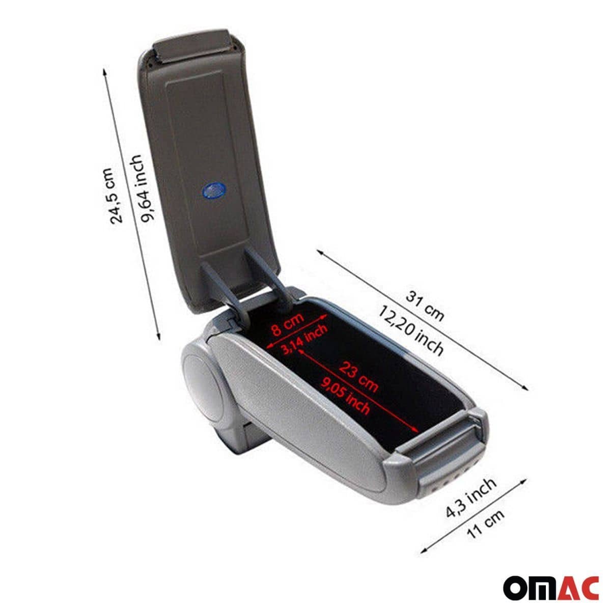 OMAC Mittelarmlehne Armlehne Mittelkonsole VW Caddy III/IV Bj. 2003-2020 PU-Leder Schwarz OMAC Mittelarmlehne Armlehne Mittelkonsole VW Caddy III-IV Bj. 2003-2020 PU-Leder Schwarz - 7520603